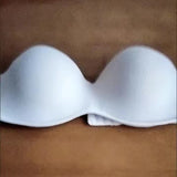 Invisible Strapless Half Cup Traceless Sexy Gathering Bra One-piece Invisible Wedding Dress Off-shoulder Bra For Women - Flemme Flair