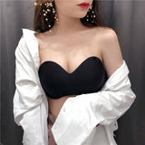 Invisible Strapless Gathered Bra - Flemme Flair