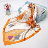 High-end Versatile Vintage Printed Scarf Women's Workplace Scarf