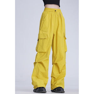 American Drawstring Loose Casual Pants