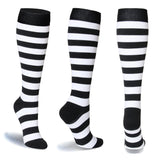 Ladies running stretch compression sports socks