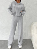 Loose Long Sleeve Trousers Suit