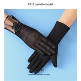 Lightweight Breathable Lace Sun Protection Gloves