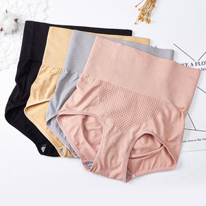 Japanese Honeycomb Briefs Seamless High Waist Shaping Pants