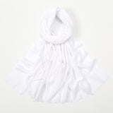 Flat Slub Cotton Solid Color Scarf Breathable Monochrome