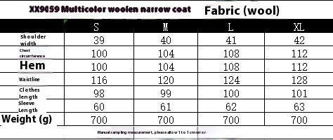 Women's Casual Woolen Lapel Non-buckle Overcoat Coat