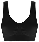 Women Yoga Tank Tops Sports Bra Workout Fitness Running Crop Top