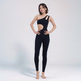 One-piece Exercise Sleeveless Irregular Workout Clothes