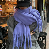 Autumn And Winter All-match Scarf High-grade Thickened Warm Scarf