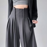 High Waist Drooping Loose Loose Trousers Casual Pants