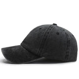 Washed Solid Color Light Board Baseball Cap For Women