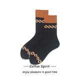 Women's Fashion Preppy Style Striped Mid-calf Length Socks