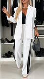 New Autumn And Winter Women's Long Sleeve Lapel Casual Suit