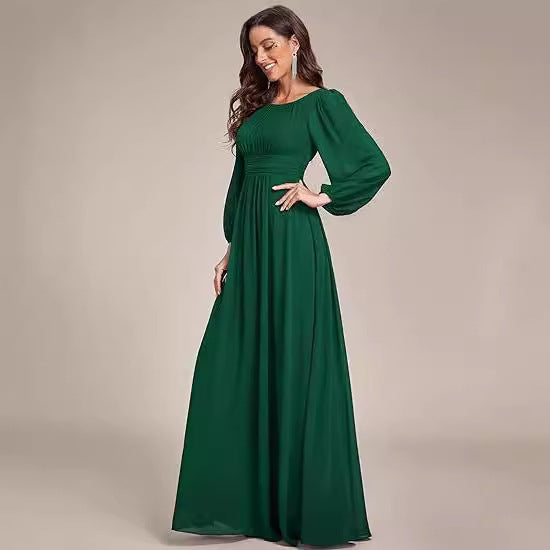 Women's Long Chiffon Evening Dress