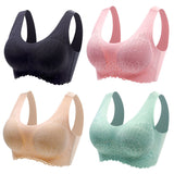 Women's Fashion Seamless No Underwire Push Up Sports Tank Top Bra