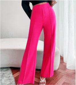 Loose Straight Pants Women High Waist Casual Trousers