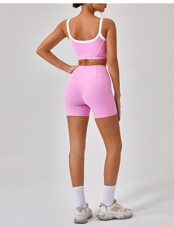 Women's Peach Hip Raise Three-point Fitness Pants