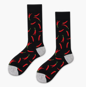 Cactus Men's Socks Fruit Creative Cotton Socks Couple Cotton Socks