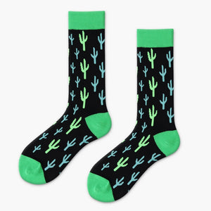 Cactus Men's Socks Fruit Creative Cotton Socks Couple Cotton Socks