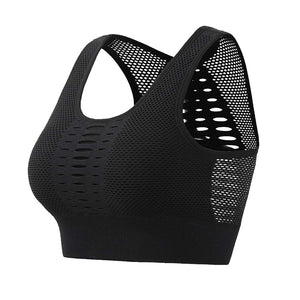 Women Sports Bra Sexy Brathable Mesh Sports Top