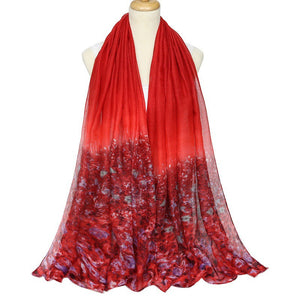 Women Chiffon Voile Scarves