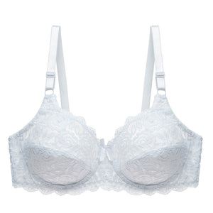 Lace bras gathered together for a breathable bra