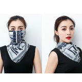 Hanging Ear Thin Face-covering Scarf Triangle Veil Scarf