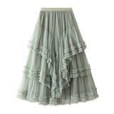 Slimming Multi-layer High-grade Gauze Skirt High-grade Skirt