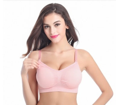 Pregnant women Nursing Bra Without rimsbuckle Smooth One-piece Cotton Large size Nursing Bra Underwear Bra