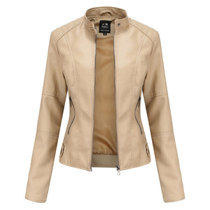 European And American Women's Leather Jackets