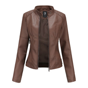 European And American Women's Leather Jackets