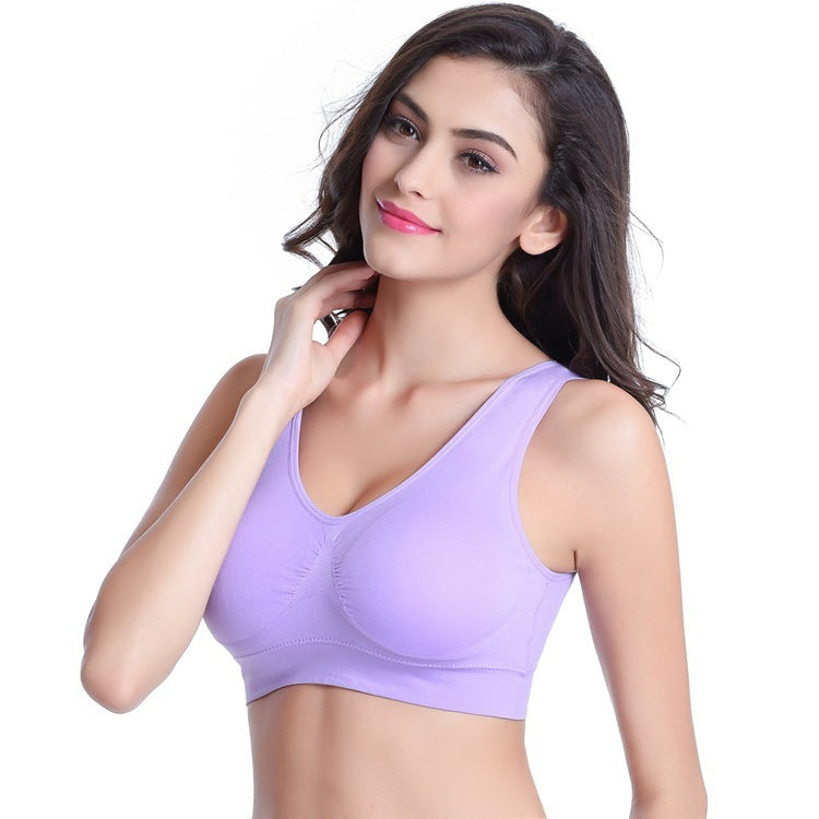 Bra One Piece Thin Style Sports Yoga Vest Bra