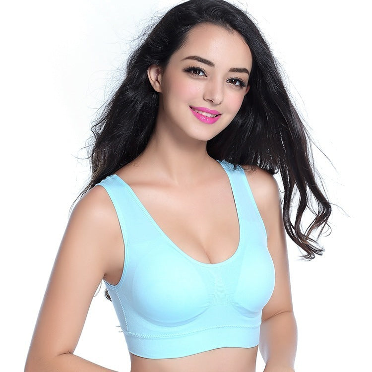 Bra One Piece Thin Style Sports Yoga Vest Bra