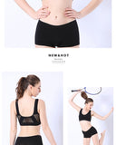 Breathable Hole Hollow Mesh Large Size Yoga Running Sports Underwear Bra