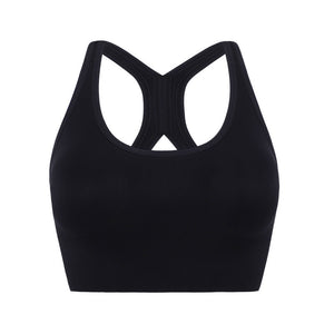 Product Adjustable Breasted European And American Large Size Sports Bra Cross Beautiful Back Fitness Yoga Shockproof Sports Underwear Women