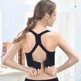 Product Adjustable Breasted European And American Large Size Sports Bra Cross Beautiful Back Fitness Yoga Shockproof Sports Underwear Women