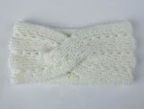 Acrylic Thick Wool Knitted Headband Diagonally Crossed Hair Accessories For Women