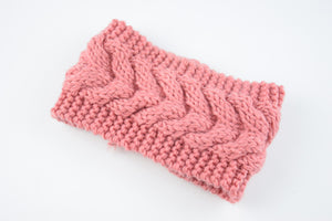 Acrylic Thick Wool Knitted Headband Diagonally Crossed Hair Accessories For Women