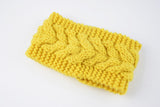 Acrylic Thick Wool Knitted Headband Diagonally Crossed Hair Accessories For Women