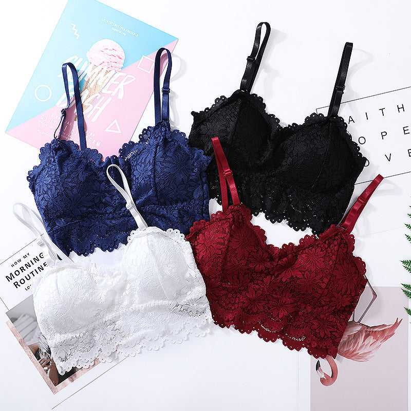 Lace Beauty Strap Bra Padding Bra