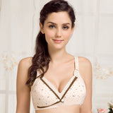 Pure Cotton Front Buckle Non-Wired Bra