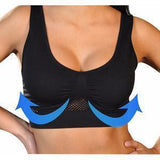 Hollow Mesh Ventilation Hole Sports Bra Plus Size Sleep Underwear Women