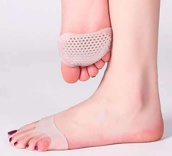 Silicone Forefoot Pads Forefoot Half Yard Insoles Pads Invisible High Heel Shoes Slip Resistant Pads Pain Relief Foot Care Tools