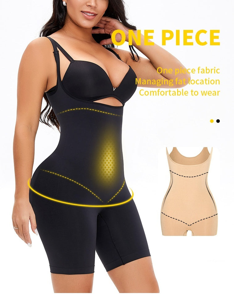 Plus Size Seamless Body Shaper Body Shaping Waist Reinforcement Belly Contracting Hip Lifting Body Shaping Pants