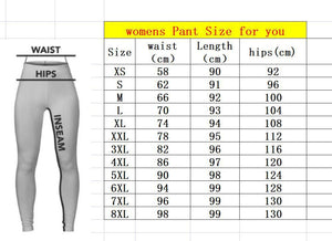 3D Printing High Waist Sexy Hip Yoga Pants