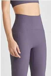 Rib Yoga Pants Women's High Waist Hip Lift Stretch