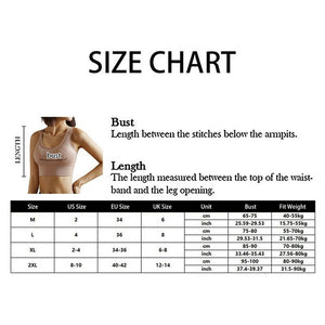 Women's Wireless Sports Vest Bra