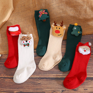 Children's Bow Medium Plain Stockings