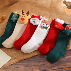 Children's Bow Medium Plain Stockings