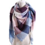 esign Women Triangles Scarf Long Scarves Shawl Autumn Winter